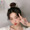Women's Handmade Acetate Hair Clip With Marble Pattern Simple Geometric Ushaped Hairpin Accessory