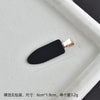 Women's Handmade Acetate Hair Side Clip With Frosted Finish Seamless Bangs Edge Barrette And Simple Letter Design