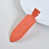 Women's Handmade Acetate Hair Side Clip With Frosted Finish Seamless Bangs Edge Barrette And Simple Letter Design