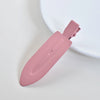 Women's Handmade Acetate Hair Side Clip With Frosted Finish Seamless Bangs Edge Barrette And Simple Letter Design