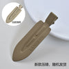 Women's Handmade Acetate Hair Side Clip With Frosted Finish Seamless Bangs Edge Barrette And Simple Letter Design