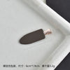 Women's Handmade Acetate Hair Side Clip With Frosted Finish Seamless Bangs Edge Barrette And Simple Letter Design