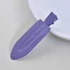 Women's Handmade Acetate Hair Side Clip With Frosted Finish Seamless Bangs Edge Barrette And Simple Letter Design