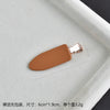 Women's Handmade Acetate Hair Side Clip With Frosted Finish Seamless Bangs Edge Barrette And Simple Letter Design