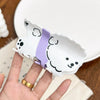 Women's Handmade Acetic Acid Cute Pet Animal Dog Hair Clip Hair Accessories