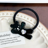 Women's Handmade Acetic Acid Duckbill Hairpin With Waving Bear Design Versatile Hair Accessory