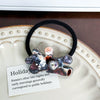 Women's Handmade Acetic Acid Duckbill Hairpin With Waving Bear Design Versatile Hair Accessory