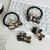 Women's Handmade Acetic Acid Duckbill Hairpin With Waving Bear Design Versatile Hair Accessory