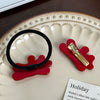 Women's Handmade Acetic Acid Duckbill Hairpin With Waving Bear Design Versatile Hair Accessory