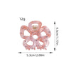 Women's Handmade Acetic Acid Fivepetal Flower Hair Accessories Grab Clip