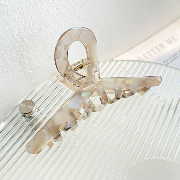 Women's Handmade Acetic Acid Hair Grip Shark Clip Fashion Style