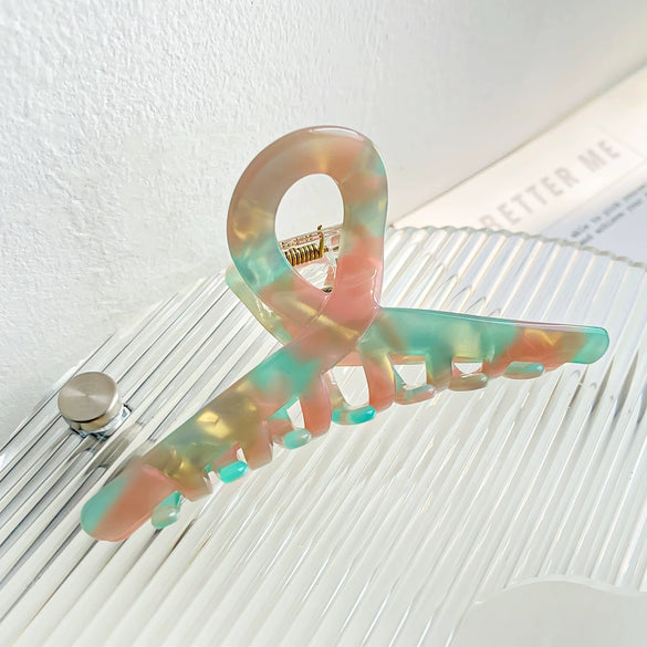 Women's Handmade Acetic Acid Hair Grip Shark Clip Fashion Style