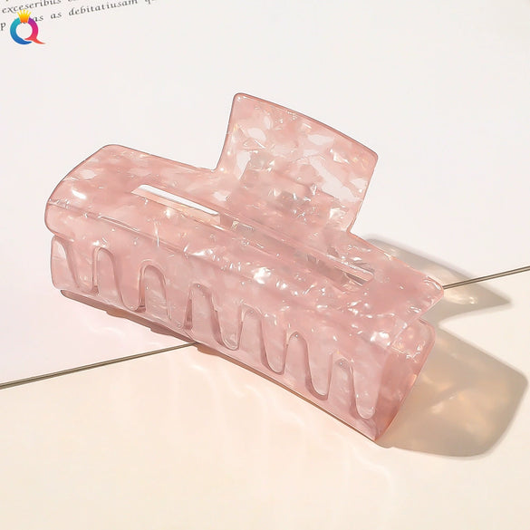 Women's Handmade Acetic Acid Plate Shark Clip Hair Jewelry