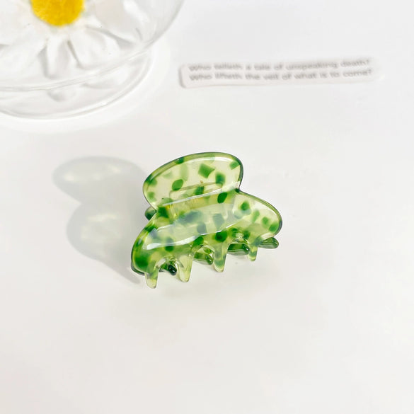 Women's Handmade Acetic Acid Ponytail Hair Clip With Handpainted Style