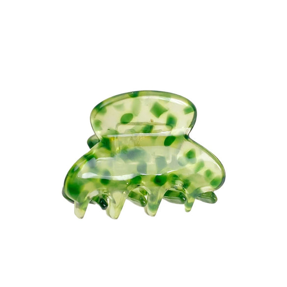 Women's Handmade Acetic Acid Ponytail Hair Clip With Handpainted Style