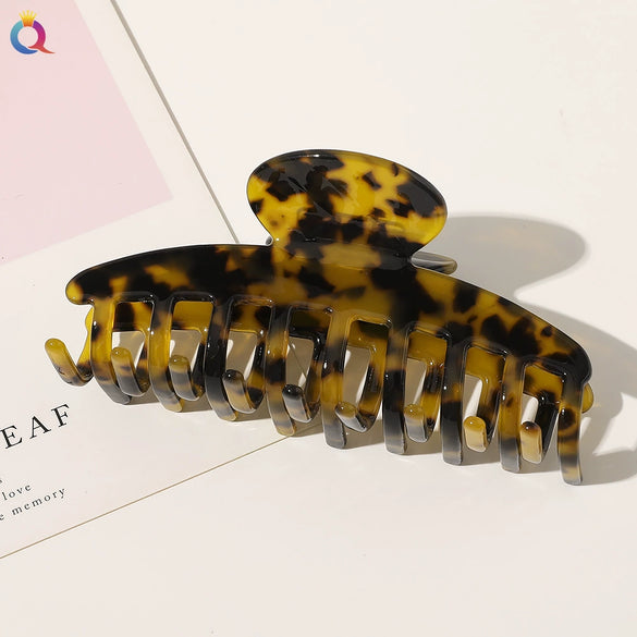 Women's Handmade Acetic Acid Semicircle Hair Grabber