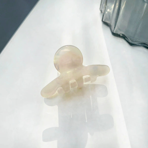 Women's Handmade Acetic Acid Small Grab Clip Hairpin With Lovely Geometric Style