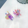 Women's Handmade Acetic Acid Small Grab Clip Hairpin With Lovely Geometric Style