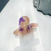 Women's Handmade Acetic Acid Small Grab Clip Hairpin With Lovely Geometric Style