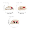 Women's Handmade Acetic Acid Sweet Plants Flowers Style Shark Clip Headwear