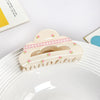 Women's Handmade Acrylic Floral Pattern Bow Hair Clip Hair Accessories