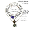Women's Handmade Acrylic Geometric Jewelry Necklace With Skin Wax Thread
