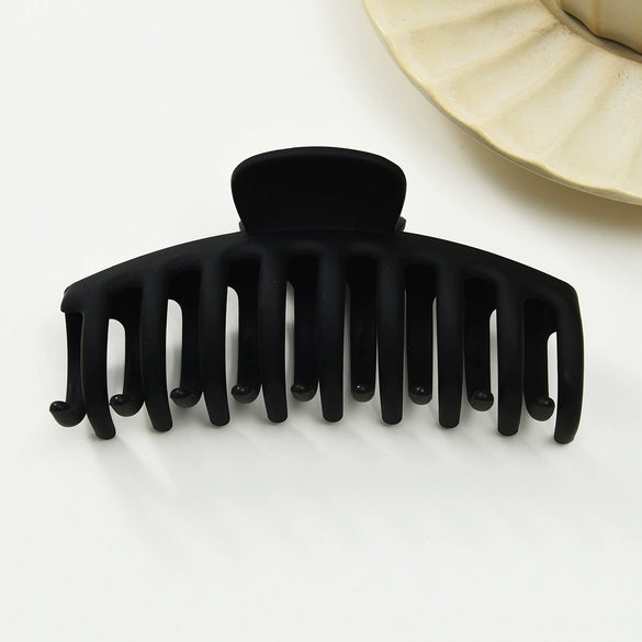Women's Handmade Acrylic Square Shark Clip Hair Accessory With Simple Design