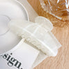 Women's Handmade Acrylic Square Shark Clip Hair Accessory With Simple Design