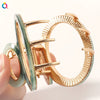 Women's Handmade Alloy And Acetate Geometric Cutout Shark Hair Clip Elegant Back Hair Accessory