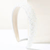 Women's Handmade Alloy Beaded Hair Hoop Light Luxury Geometric Headband Hair Accessory