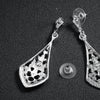 Women’s Handmade Alloy Rhinestone Earrings Simple Wedding Jewelry For Brides Wholesale