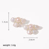 Women's Handmade Baroque Freshwater Pearl Geometric Earrings Simple Style