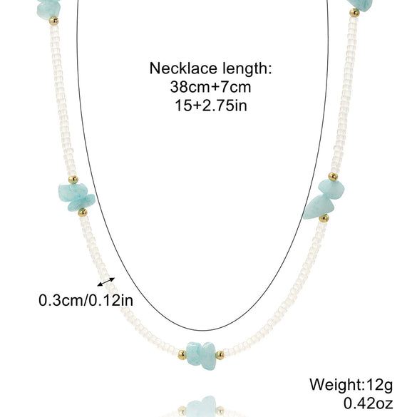 Women's Handmade Beaded Necklace With Artificial Crystal And Alloy Geometric Insects Star Pattern Electroplated