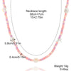 Women's Handmade Beaded Necklace With Artificial Crystal And Alloy Geometric Insects Star Pattern Electroplated