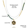 Women's Handmade Beaded Necklace With Artificial Crystal And Alloy Geometric Insects Star Pattern Electroplated
