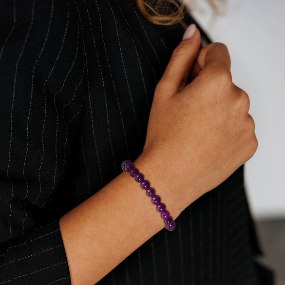 Women's Handmade Cat's Eye Stone Bracelet Simple Geometric Fashion Jewelry Elegant Natural Stone Bracelet