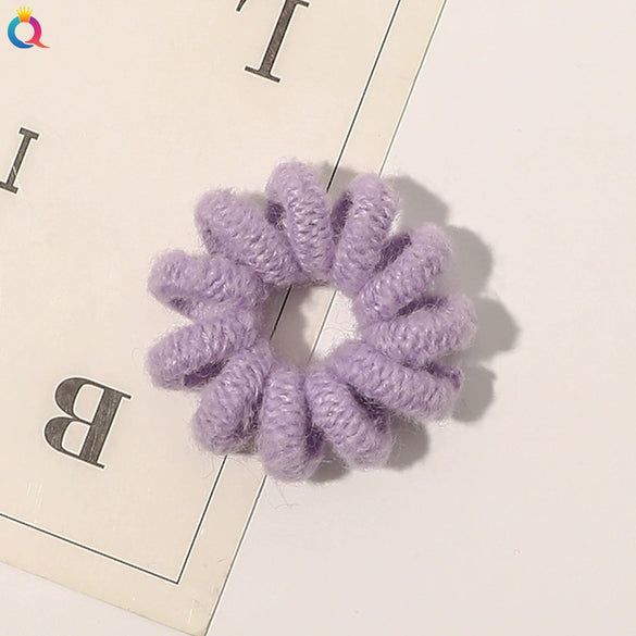 Women's Handmade Cloth Coil Hair Tie Simple Elastic Hair Rope For Everyday Hairstyles