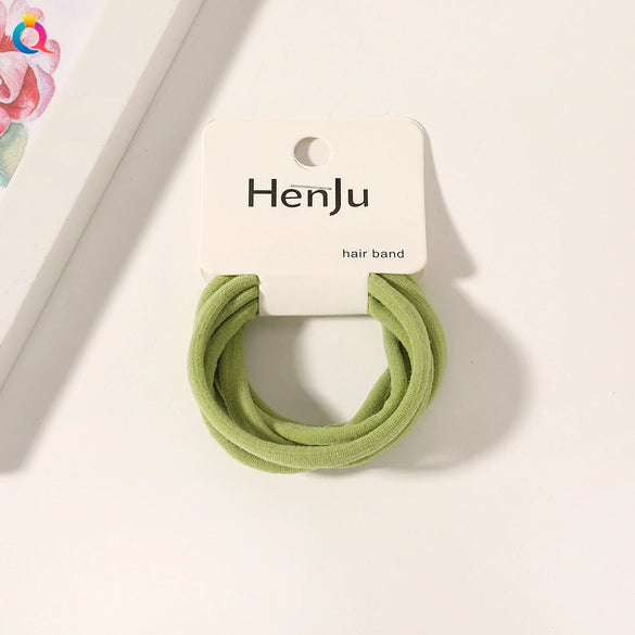 Women's Handmade Cloth Hair Ring And Hair Rope Hair Accessories