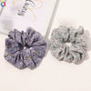 Women's Handmade Cloth Plaid Floral Large Intestine And Ball Hair Rings Hair Accessories