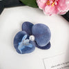 Women's Handmade Cloth Simulated Butterfly Orchid Hair Clip