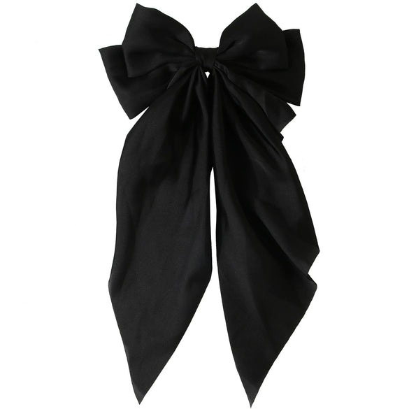 Women's Handmade Cloth Sweet Bow Hairpin Spring Clip Accessories