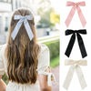 Women's Handmade Cloth Sweet Bow Hairpin Spring Clip Accessories