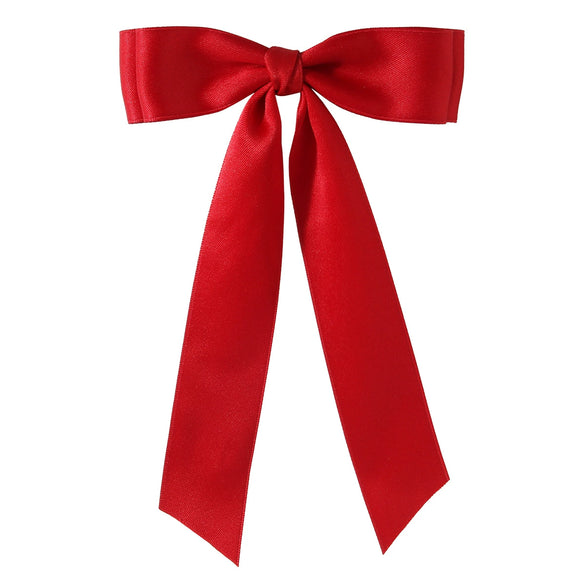 Women's Handmade Cloth Sweet Bow Hairpin Spring Clip Accessories