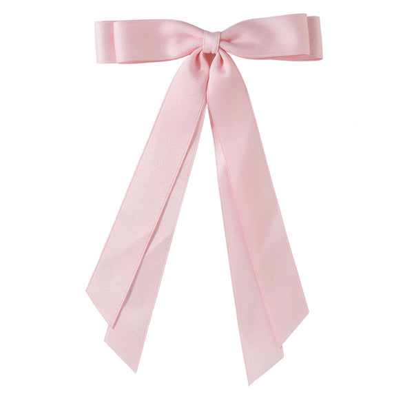 Women's Handmade Cloth Sweet Bow Hairpin Spring Clip Accessories