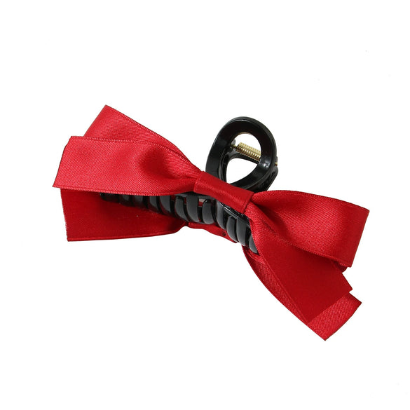 Women's Handmade Cloth Sweet Bow Hairpin Spring Clip Accessories