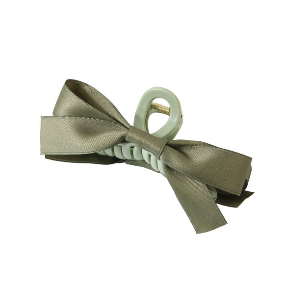 Women's Handmade Cloth Sweet Bow Hairpin Spring Clip Accessories