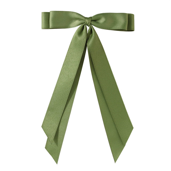 Women's Handmade Cloth Sweet Bow Hairpin Spring Clip Accessories