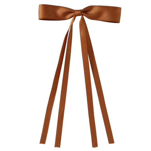 Women's Handmade Cloth Sweet Bow Hairpin Spring Clip Accessories