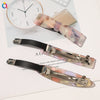 Women's Handmade Colorful Acetic Acid Spring Clip Hairpin Bow Tie Head Accessories