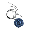 Women's Handmade Denim Flower Necklace Choker Clavicle Chain